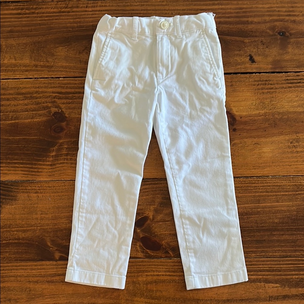 J.Crew Factory Crewcuts - boys chino pants - 5 slim - white